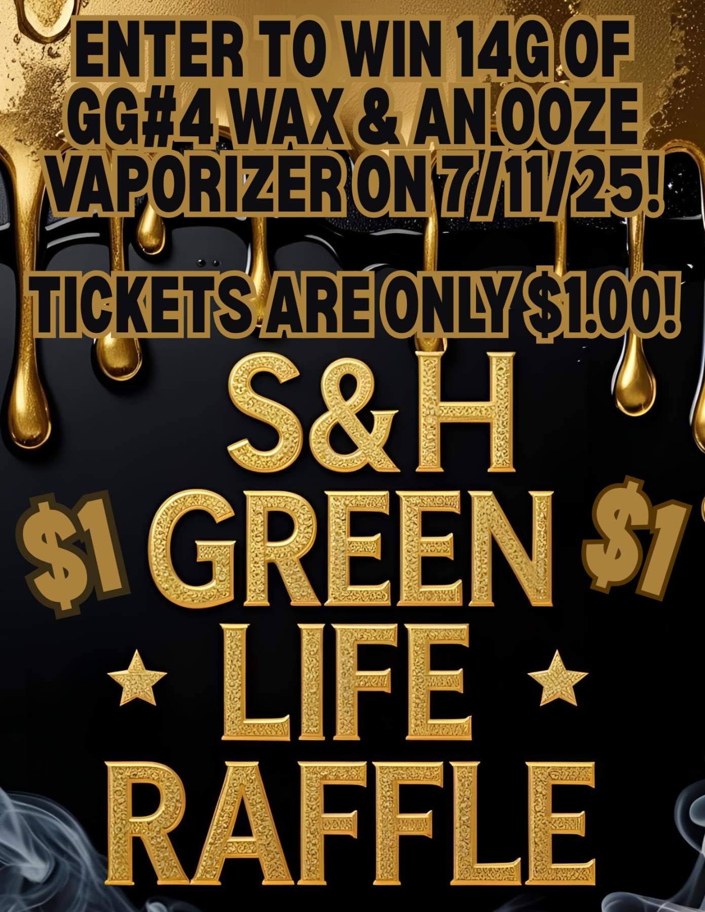 Raffle Flyer - Wax