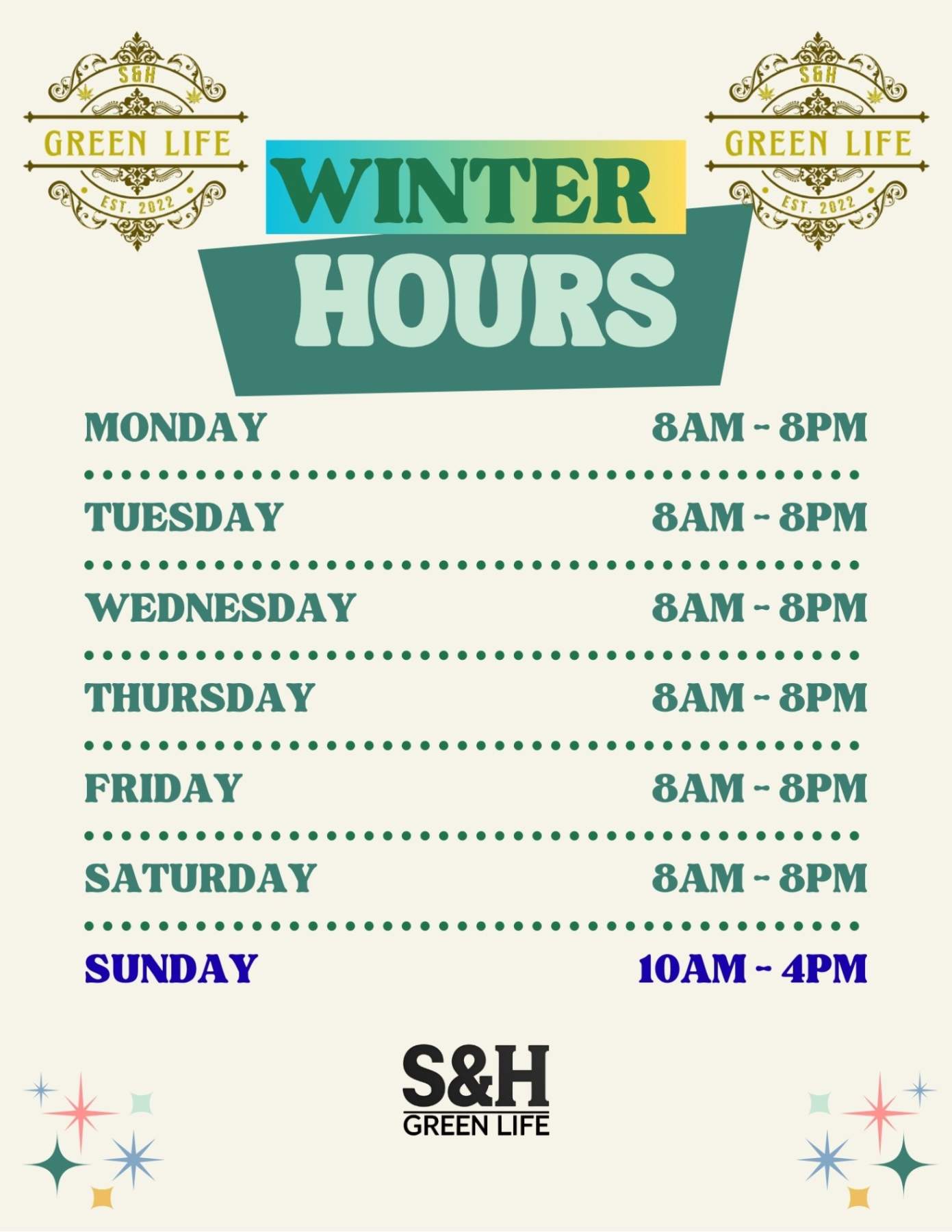 winter hours